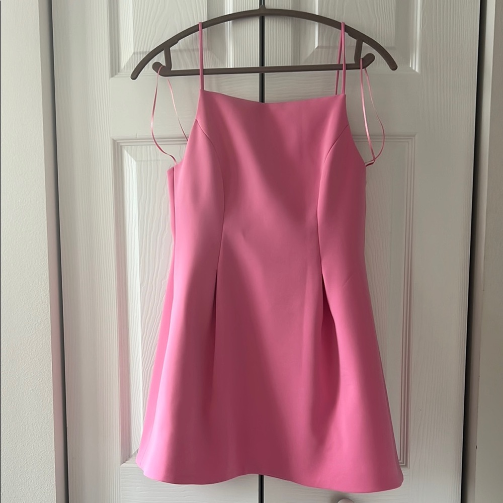 NEW Pink High Neck Mini Dress